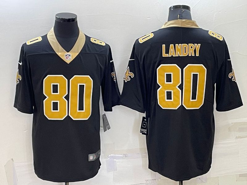 Cheap Men New Orleans Saints 80 Landry Black 2022 Nike Limited Vapor Untouchable NFL Jersey